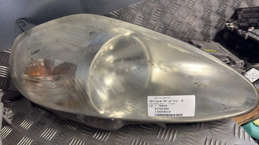 Optique avant principal droit (feux)(phare) FIAT GRANDE PUNTO Diesel - Image 4