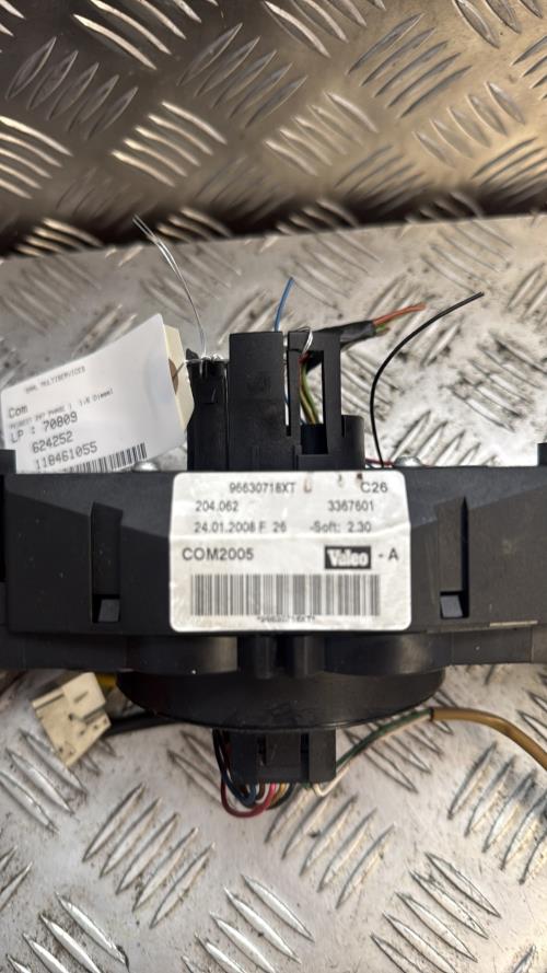 Com (Bloc Contacteur Tournant+Commodo Essuie Glace+Commodo Phare) PEUGEOT 207 PHASE 1 Diesel - Image 3