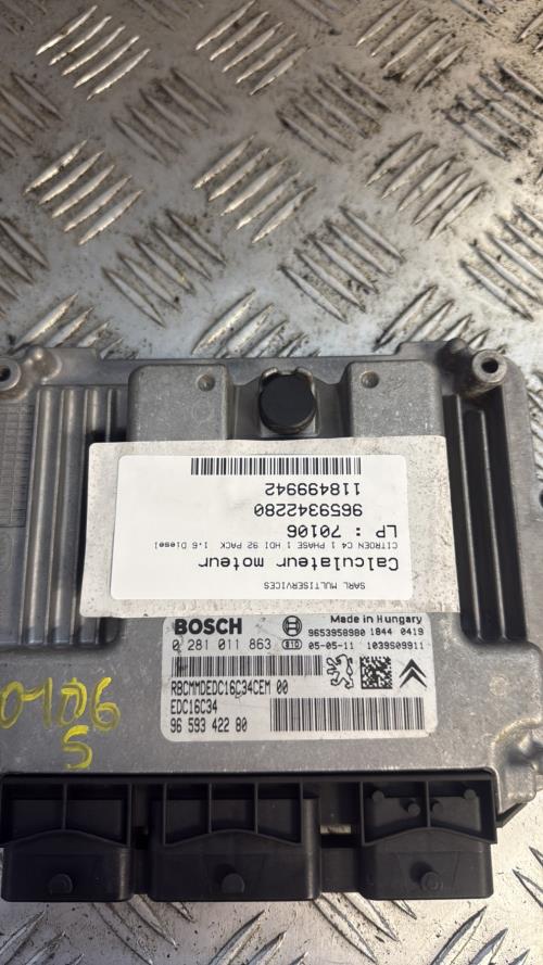 Calculateur moteur CITROEN C4 1 PHASE 1 Diesel - Image 2
