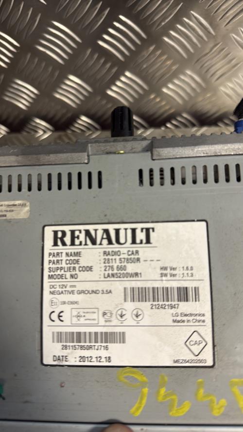 Autoradio d'origine DACIA LODGY PHASE 1 Essence - Image 4