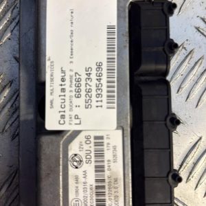 Calculateur FIAT DUCATO 3 PHASE 2 Essence/Gaz naturel - Image 1