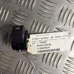 Interrupteur de leve vitre arriere gauche RENAULT LAGUNA 3 PHASE 3 BREAK Diesel - Image 1
