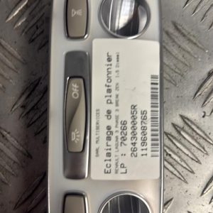 Eclairage de plafonnier RENAULT LAGUNA 3 PHASE 3 BREAK Diesel - Image 1