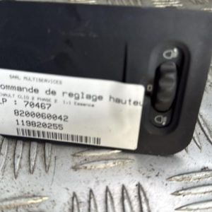 Commande de reglage hauteur de phare RENAULT CLIO 2 PHASE 2 Essence - Image 1