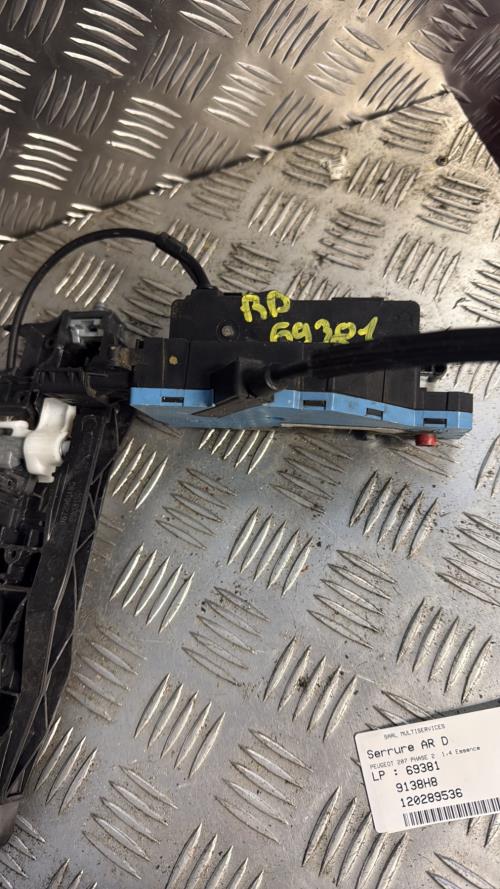 Serrure arriere droit PEUGEOT 207 PHASE 2 Essence - Image 1