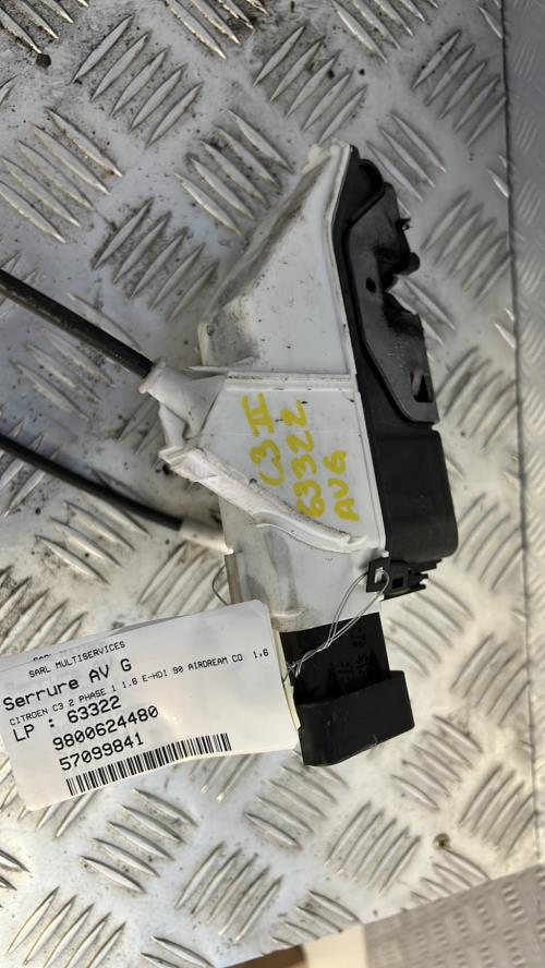 Serrure avant droit CITROEN C3 2 PHASE 1 Diesel - Image 1