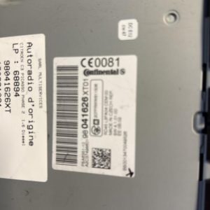 Autoradio d'origine CITROEN C3 PICASSO PHASE 2 Diesel - Image 1