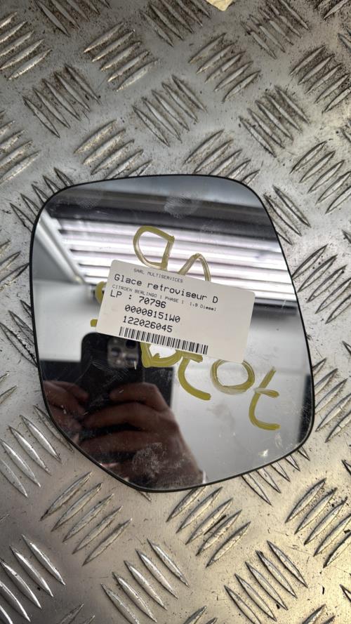 Glace retroviseur droit CITROEN BERLINGO 1 PHASE 1 Diesel - Image 1