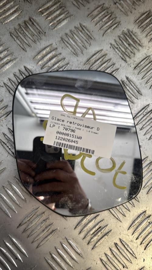 Glace retroviseur droit CITROEN BERLINGO 1 PHASE 1 Diesel - Image 2
