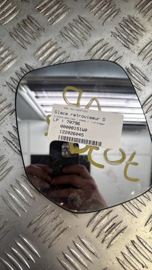 Glace retroviseur droit CITROEN BERLINGO 1 PHASE 1 Diesel - Image 3