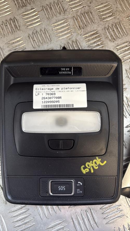 Eclairage de plafonnier RENAULT CLIO 5 PHASE 1 Diesel/Hybride - Image 2