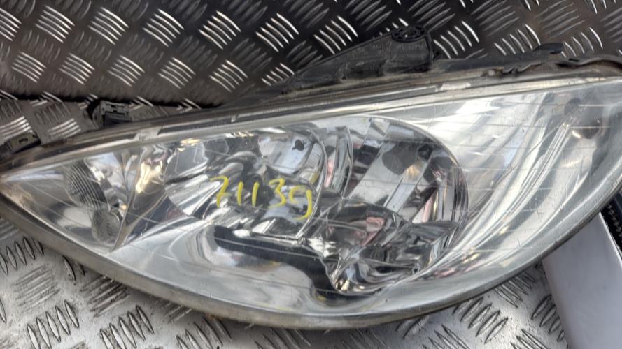 Optique avant principal gauche (feux)(phare) PEUGEOT 206 PHASE 2 Diesel - Image 1