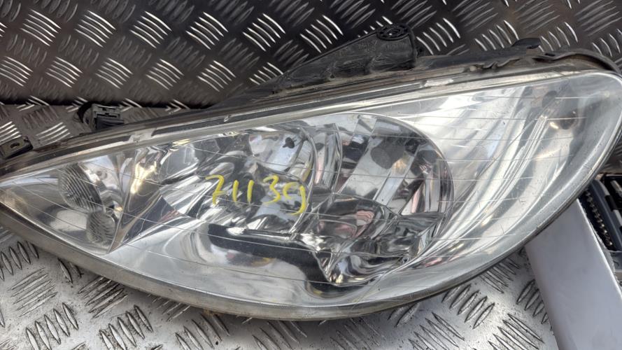 Optique avant principal gauche (feux)(phare) PEUGEOT 206 PHASE 2 Diesel - Image 2