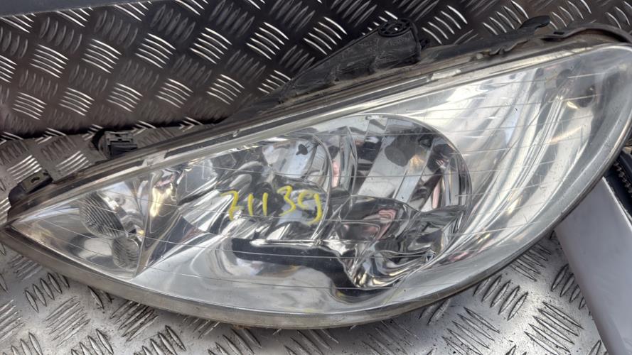 Optique avant principal gauche (feux)(phare) PEUGEOT 206 PHASE 2 Diesel - Image 3