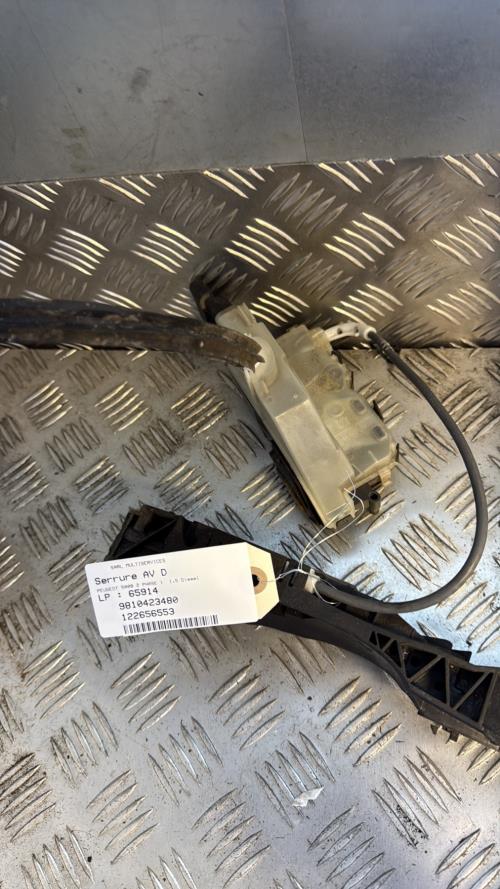 Serrure avant droit PEUGEOT 5008 2 PHASE 1 Diesel - Image 2